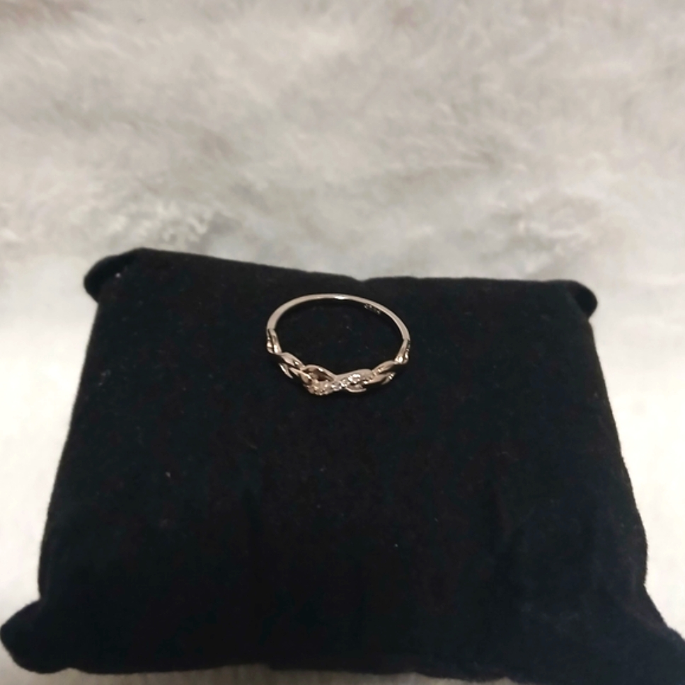 5 Ct Natural EarthMined Diamond Infinity Ring